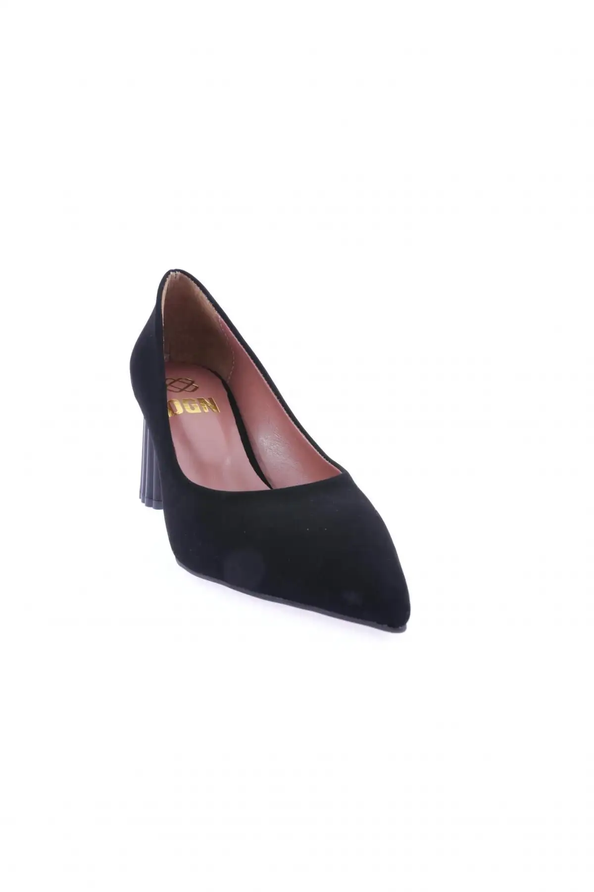 کفش پاشنه بلند زنانه پوتین کوتاه دار با نوک تیز و انگشتان نمایان، وِلدت سیاه 47121029 - 6810 کفش پاشنه بلند زنانه پوتین کوتاه دار با نوک تیز و انگشتان نمایان، وِلدت سیاه 47121029 - 6810