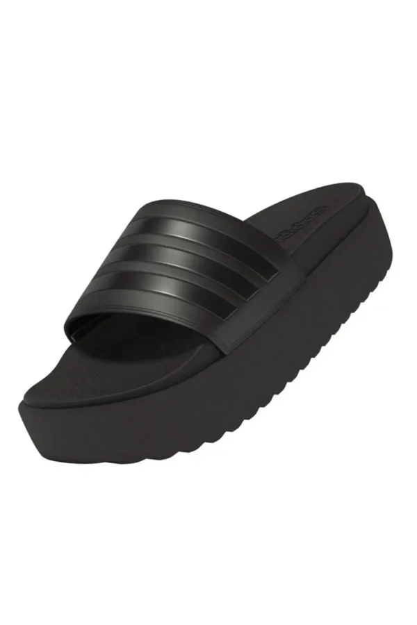 کفش راحتی خانه صندل پلتفرم زنانه مشکی مدل Hq6179-adilette - 5920
