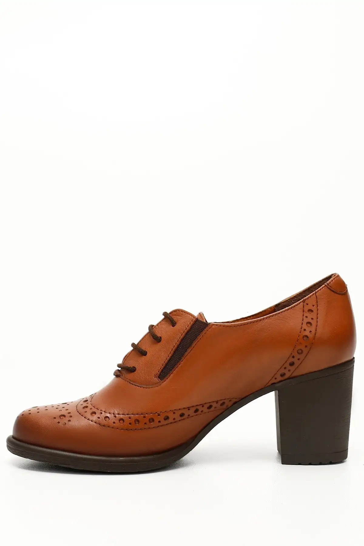 کفش اداری زنانه  آکسفورد با کف پاشنه متوسط و ضخامت معمولی، مدل با بند، چرم طبیعی به رنگ قهوهای بژ برای /دخترانه. - 5729 کفش اداری زنانه آکسفورد با کف پاشنه متوسط و ضخامت معمولی، مدل با بند، چرم طبیعی به رنگ قهوهای بژ برای /دخترانه. - 5729