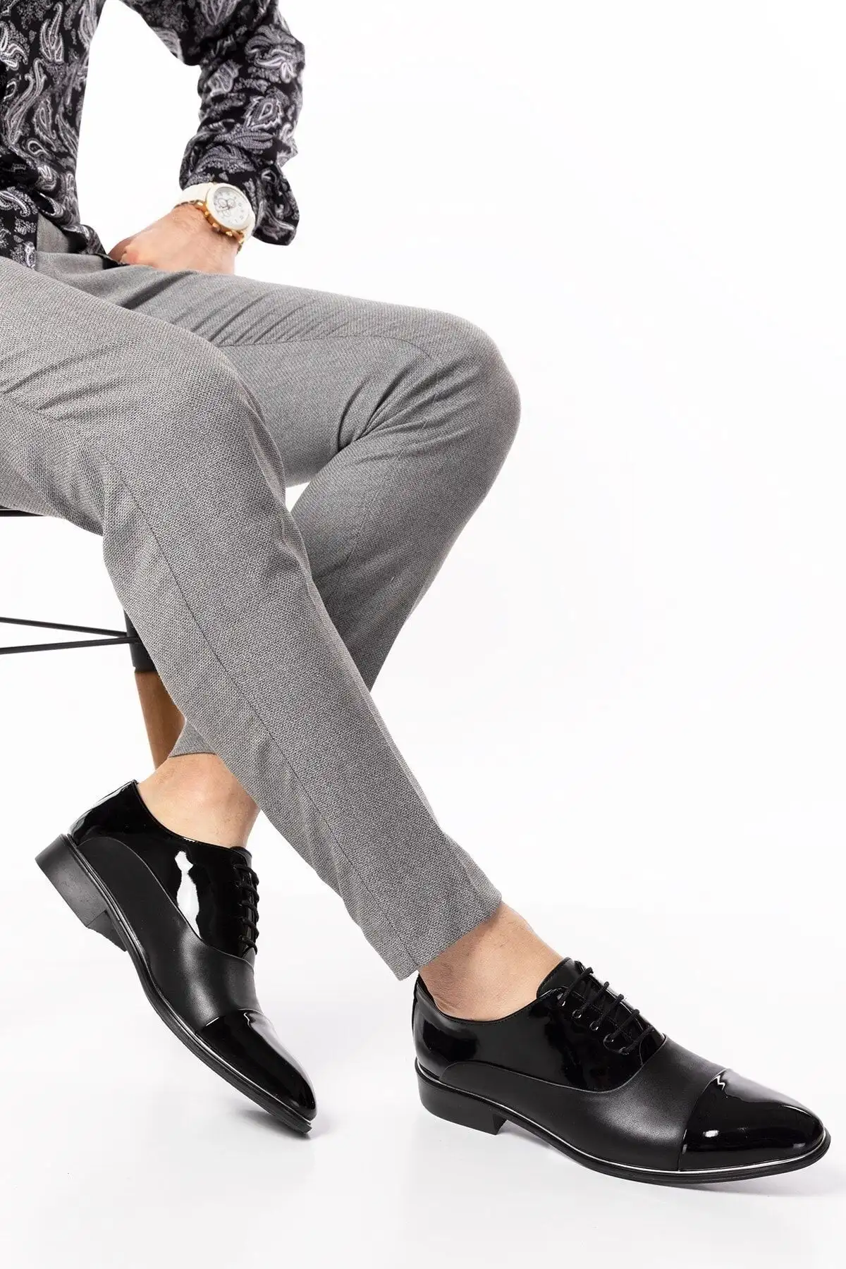 کفش رسمی مردانه   کلاسیک برای کت و شلوار دامادی و همچنین کت و شلوار - 6456 کفش رسمی مردانه کلاسیک برای کت و شلوار دامادی و همچنین کت و شلوار - 6456