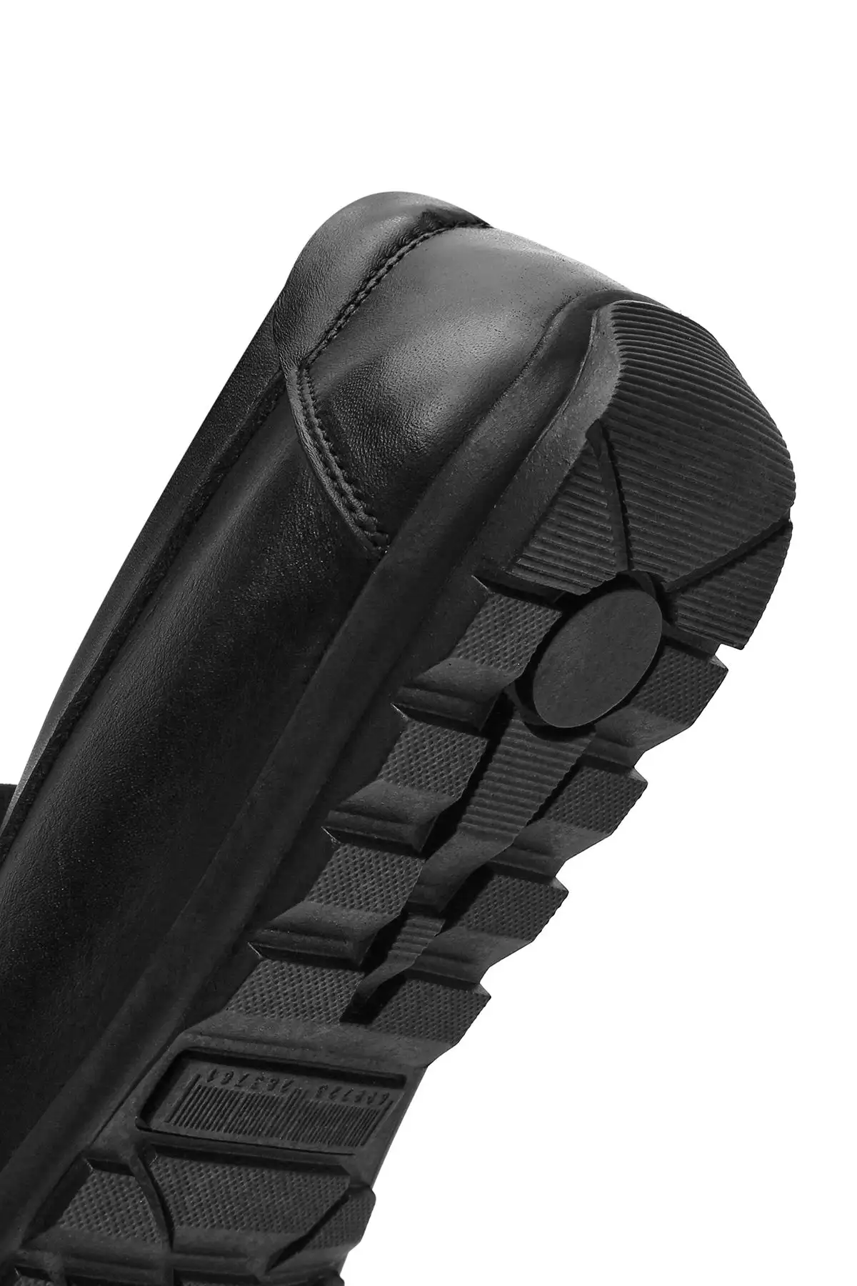 کفش روزمره مردانه   کالج چرم مشکی - 6050 کفش روزمره مردانه کالج چرم مشکی - 6050