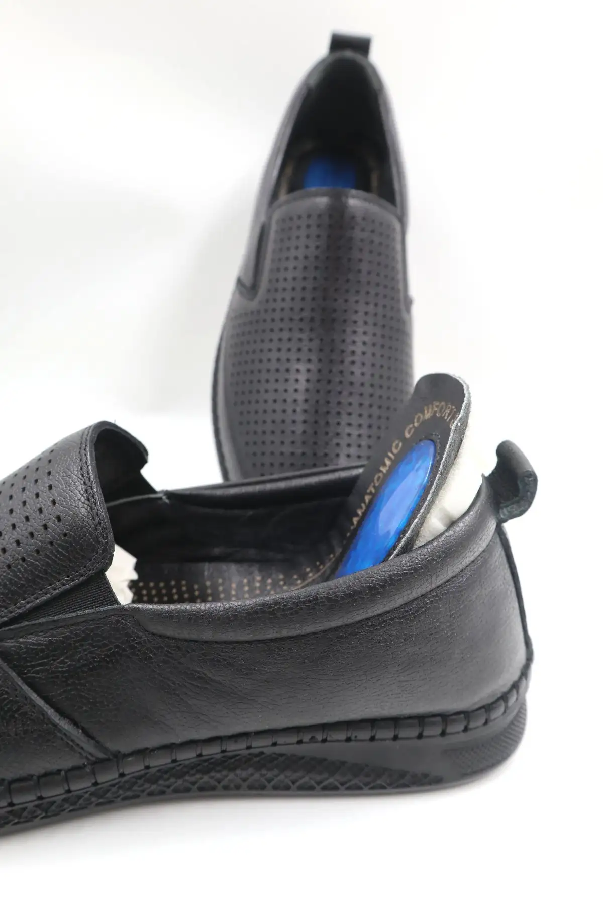 کفش رسمی مردانه  روزمره  داخلی و خارجی از جنس چرم طبیعی فوقالعاده سبک و راحت کاملاً اورتوپدیک با ژل - 6001 کفش رسمی مردانه روزمره داخلی و خارجی از جنس چرم طبیعی فوقالعاده سبک و راحت کاملاً اورتوپدیک با ژل - 6001