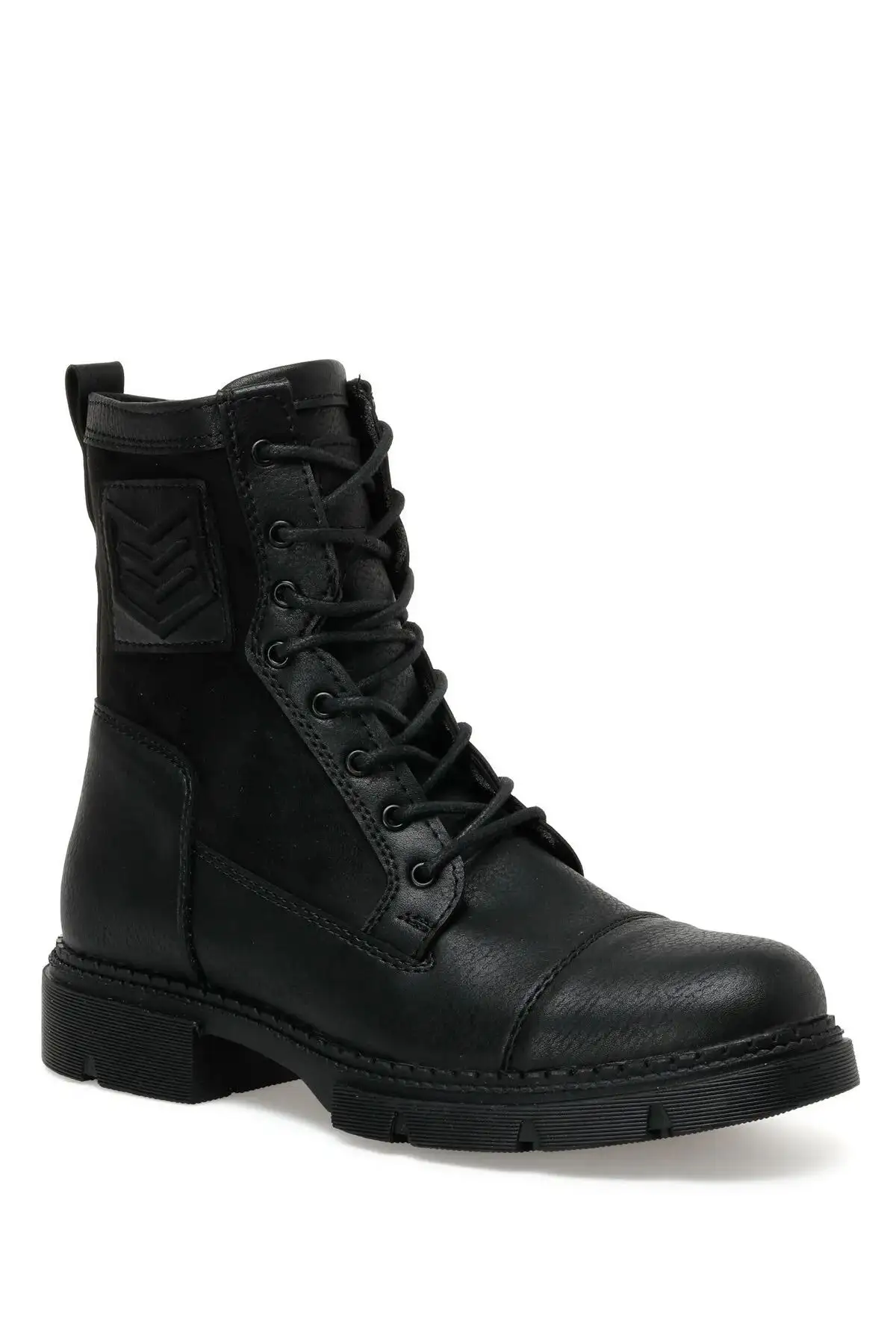 بوت مردانه نیم   موسکوا، با کیفیت بالا، مشکی، سوئدی، مناسب برای استفاده روزمره، نظامی، ضد سرما و آبproof. - 6674 بوت مردانه نیم موسکوا، با کیفیت بالا، مشکی، سوئدی، مناسب برای استفاده روزمره، نظامی، ضد سرما و آبproof. - 6674