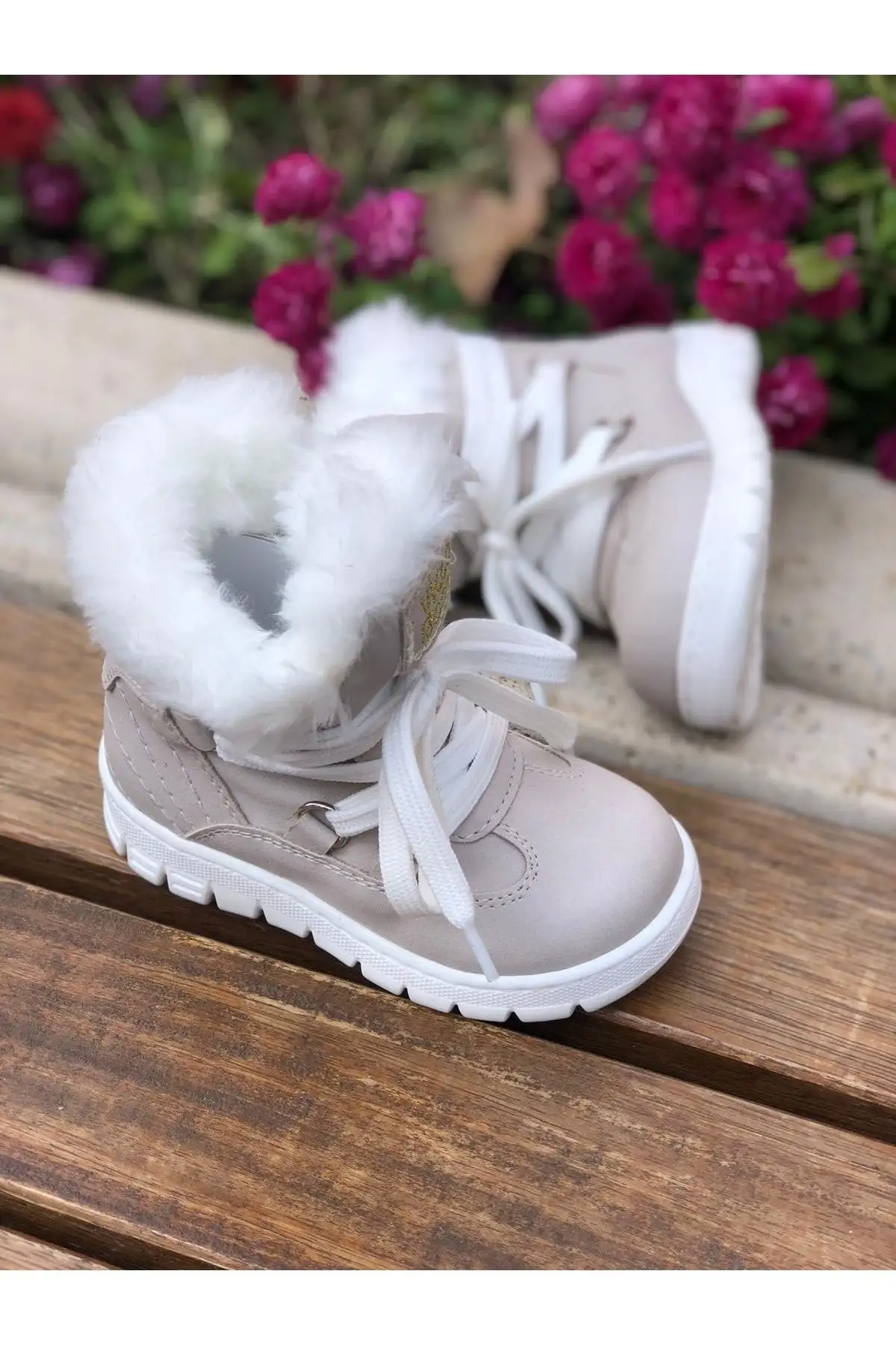 بوت بچگانه کفش  دخترانه کپا با زیپ و طراحی راحت - 6136 بوت بچگانه کفش دخترانه کپا با زیپ و طراحی راحت - 6136