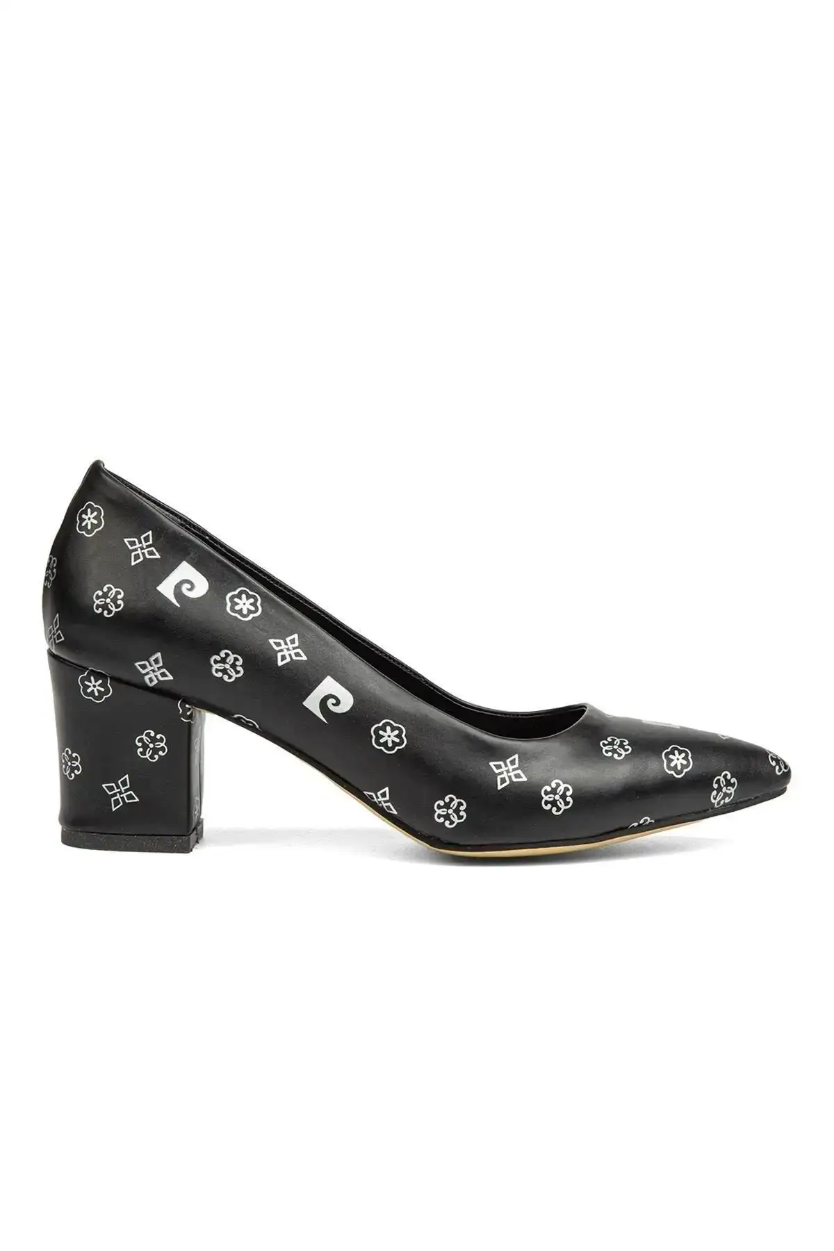 کفش پاشنه بلند زنانه پوتین  پاشنه  با طرح مشکی - مدل Pc-50176 - 3955 - 6323 کفش پاشنه بلند زنانه پوتین پاشنه با طرح مشکی - مدل Pc-50176 - 3955 - 6323