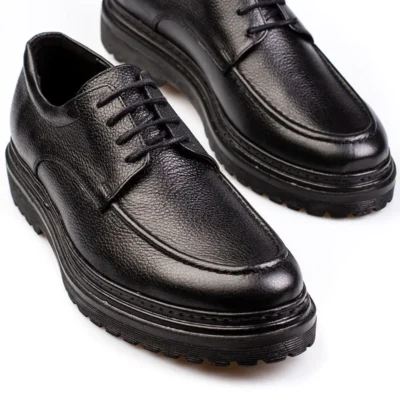 کفش رسمی مردانه اورتپدیک، با زیره بلند، چرم 100% طبیعی، چرم داخلی و خارجی - 6475