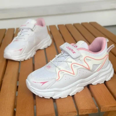 کفش دخترانه - روزمره - کودک با کفی سبک - کمرنگ ورزشی کودک - 6892