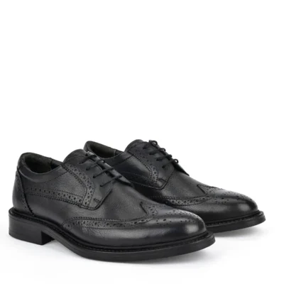 کفش رسمی مردانه چرم طبیعی 141744z2383 مشکی - 6469