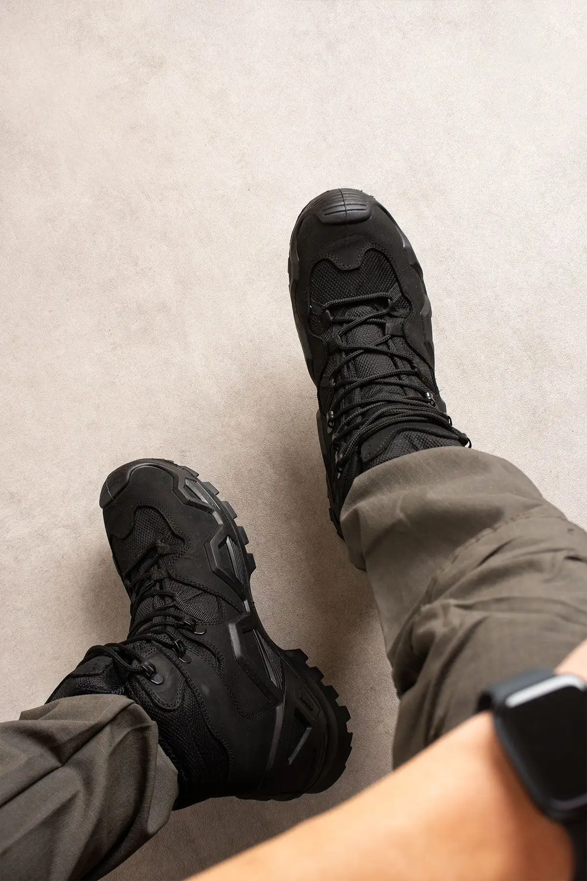 بوت مردانه چکمه زمستانی پانتر - نظامی - تاکتیکی - کوهنوردی - محیط باز - ایرسافت - شکارچی - 6838 بوت مردانه چکمه زمستانی پانتر - نظامی - تاکتیکی - کوهنوردی - محیط باز - ایرسافت - شکارچی - 6838