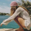 کفش تخت زنانه بابت براق - 5823