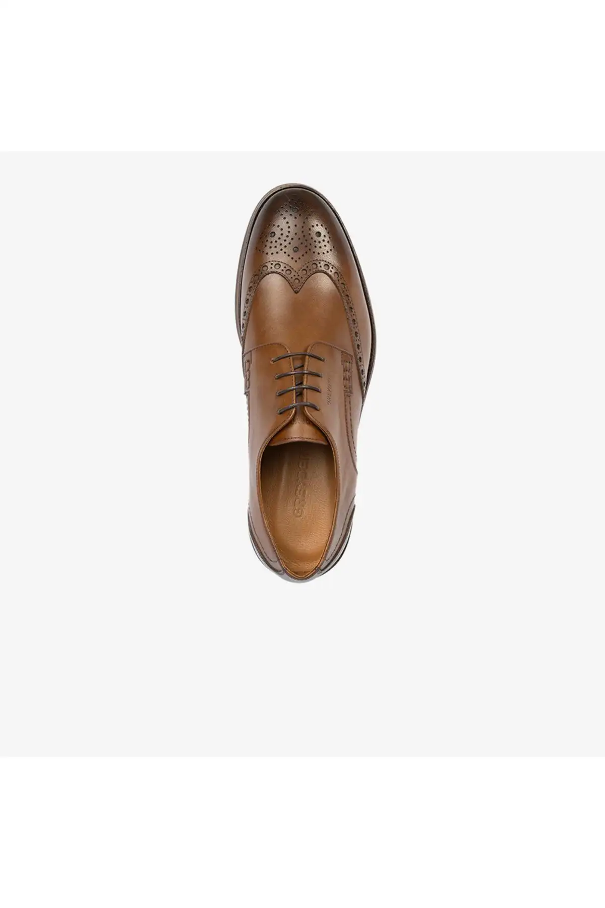کفش رسمی مردانه کلاسیک قهوه‌ای از چرم طبیعی - 6944
