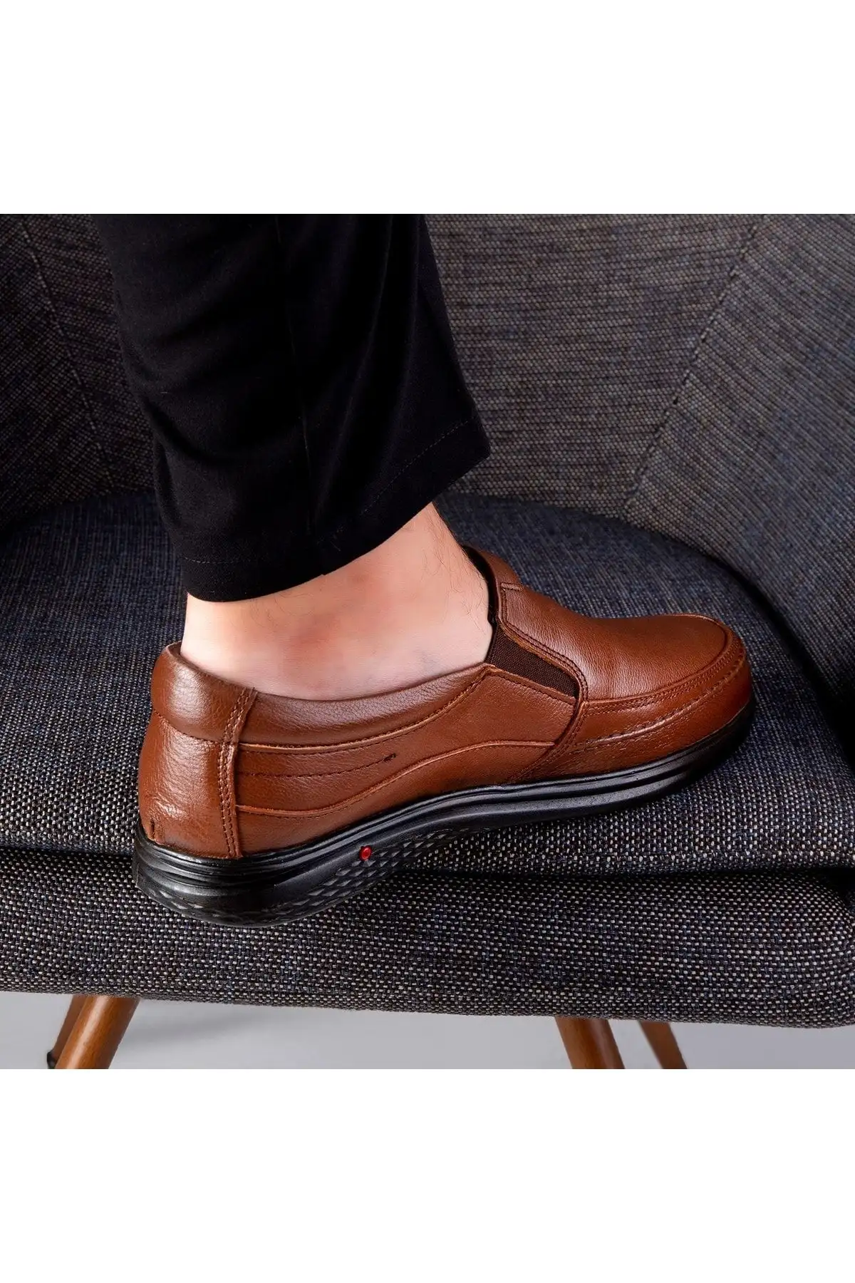 کفش سایز بزرگ مردانه روزمره راحتی اورتپدیک چرم اصل کُشی، پدر، اورتپدیک - 6710 کفش سایز بزرگ مردانه روزمره راحتی اورتپدیک چرم اصل کُشی، پدر، اورتپدیک - 6710