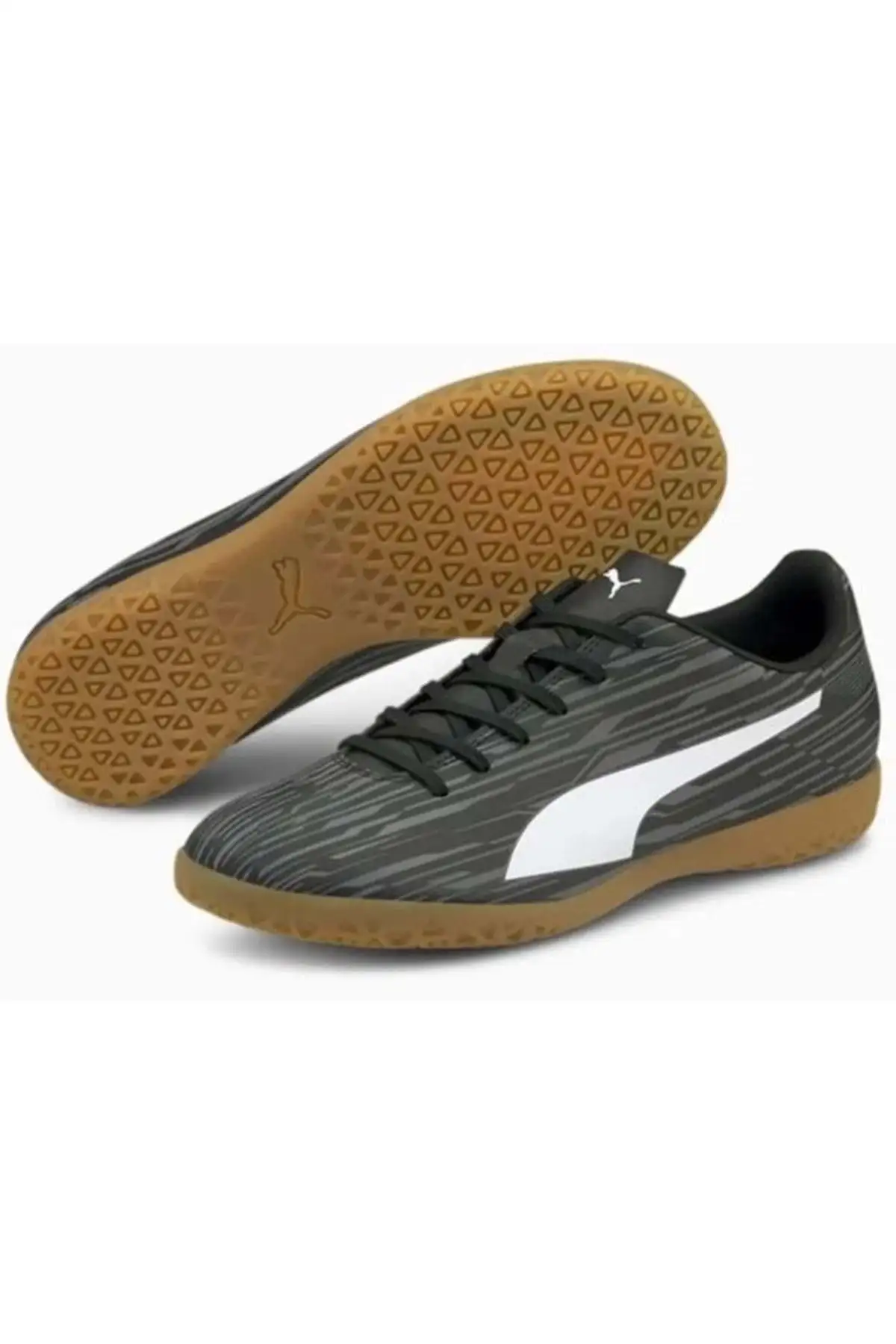 کفش فوتبال  فوتسال مردانه و زنانه Rapido Iıı It 106575-02 مشکی برند Puma - 7495 کفش فوتبال فوتسال مردانه و زنانه Rapido Iıı It 106575-02 مشکی برند Puma - 7495