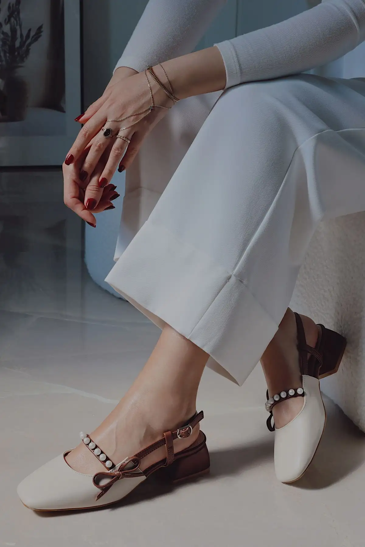 کفش پاشنه بلند زنانه   با پاشنه کوتاه و بلوک ملایم - 7251 کفش پاشنه بلند زنانه با پاشنه کوتاه و بلوک ملایم - 7251