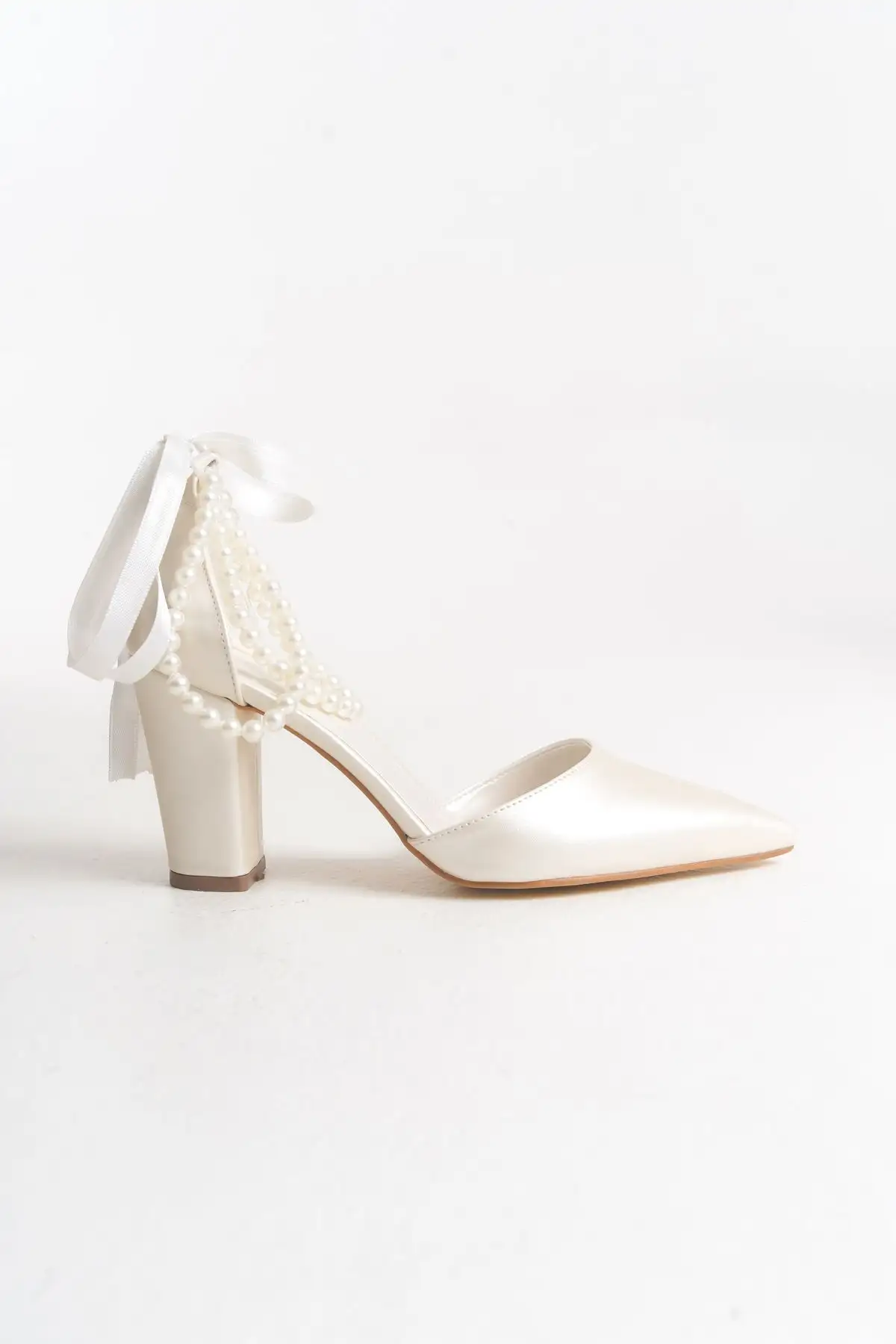 کفش پاشنه بلند زنانه  عروسی پاشنه  مرواریدی عروس برای زنان - 7227 کفش پاشنه بلند زنانه عروسی پاشنه مرواریدی عروس برای زنان - 7227