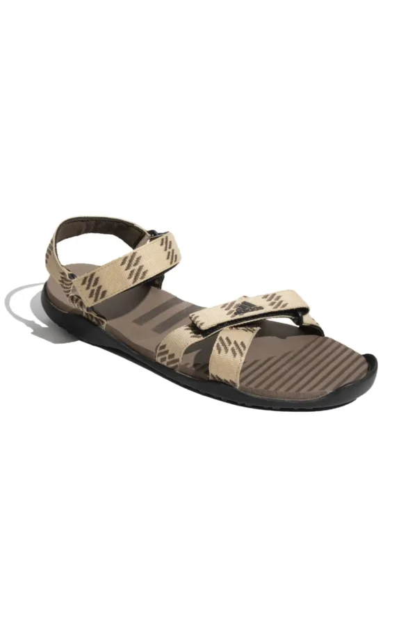 کفش صندل زنانه ساندال روزمره راحت و سبک آناتومیک مواری با چسب رنگی برند adidas - 7413
