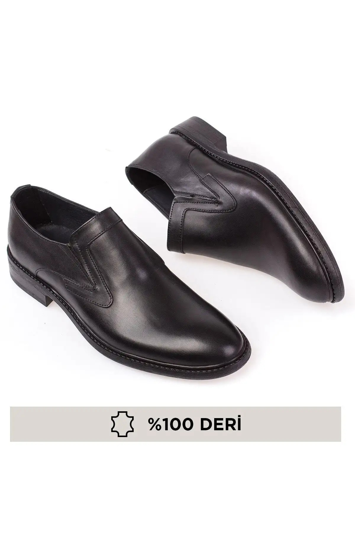 کفش رسمی مردانه   کلاسیک، اورتوپدیک، بدون بند، چرم طبیعی - 7334 کفش رسمی مردانه کلاسیک، اورتوپدیک، بدون بند، چرم طبیعی - 7334