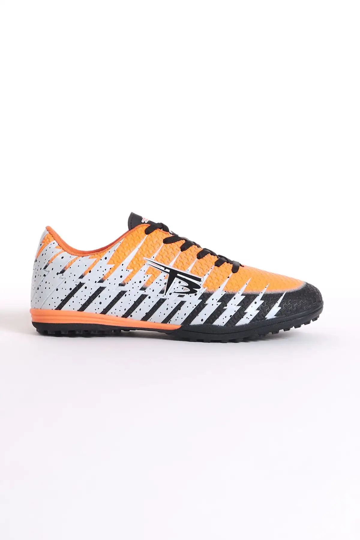 کفش فوتبال  ورزشی دو میدانی با طراحی مشکی و بنددار یونیسکس برند Tonny Black - 7506 کفش فوتبال ورزشی دو میدانی با طراحی مشکی و بنددار یونیسکس برند Tonny Black - 7506