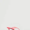 کفش صندل زنانه وینیل پاشنه بلند برند MANGO - 7429