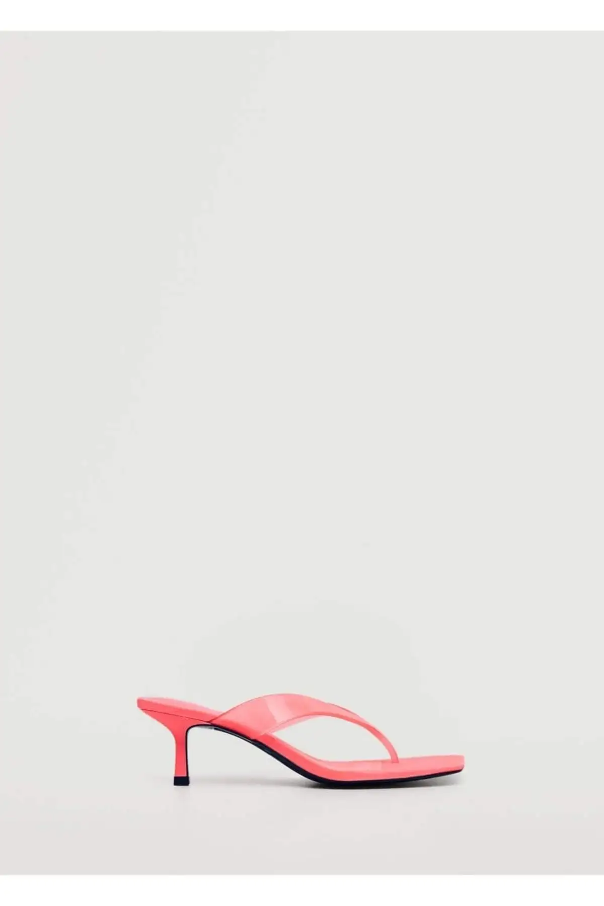 کفش صندل زنانه  وینیل پاشنه بلند برند MANGO - 7429 کفش صندل زنانه وینیل پاشنه بلند برند MANGO - 7429
