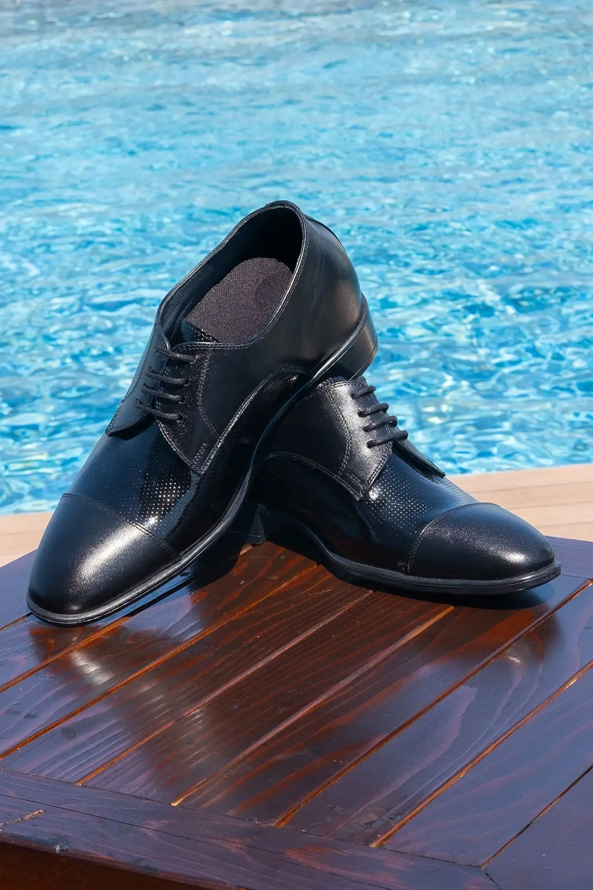 کفش رسمی مردانه  عروسی کلاسیک با پاشنه مخفی بلندر 7/9 سانتیمتر، از مجموعه خاص و دستساز. - 7338 کفش رسمی مردانه عروسی کلاسیک با پاشنه مخفی بلندر 7/9 سانتیمتر، از مجموعه خاص و دستساز. - 7338