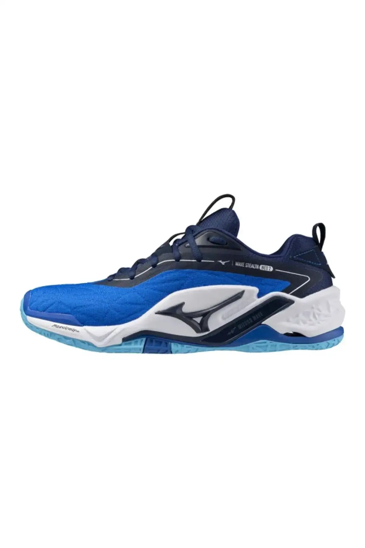 کفش والیبال هندبال ویو استلث نئو ۲ مردانه و زنانه رنگ آبی برند Mizuno - 7449