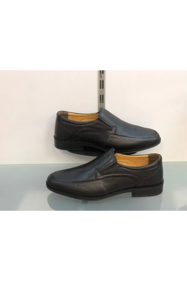 کفش رسمی مردانه کلاسیک و سبک با کفی نرم و ارتوپدیک از چرم طبیعی برند KAFKASLAR AYAKKABI - 7402