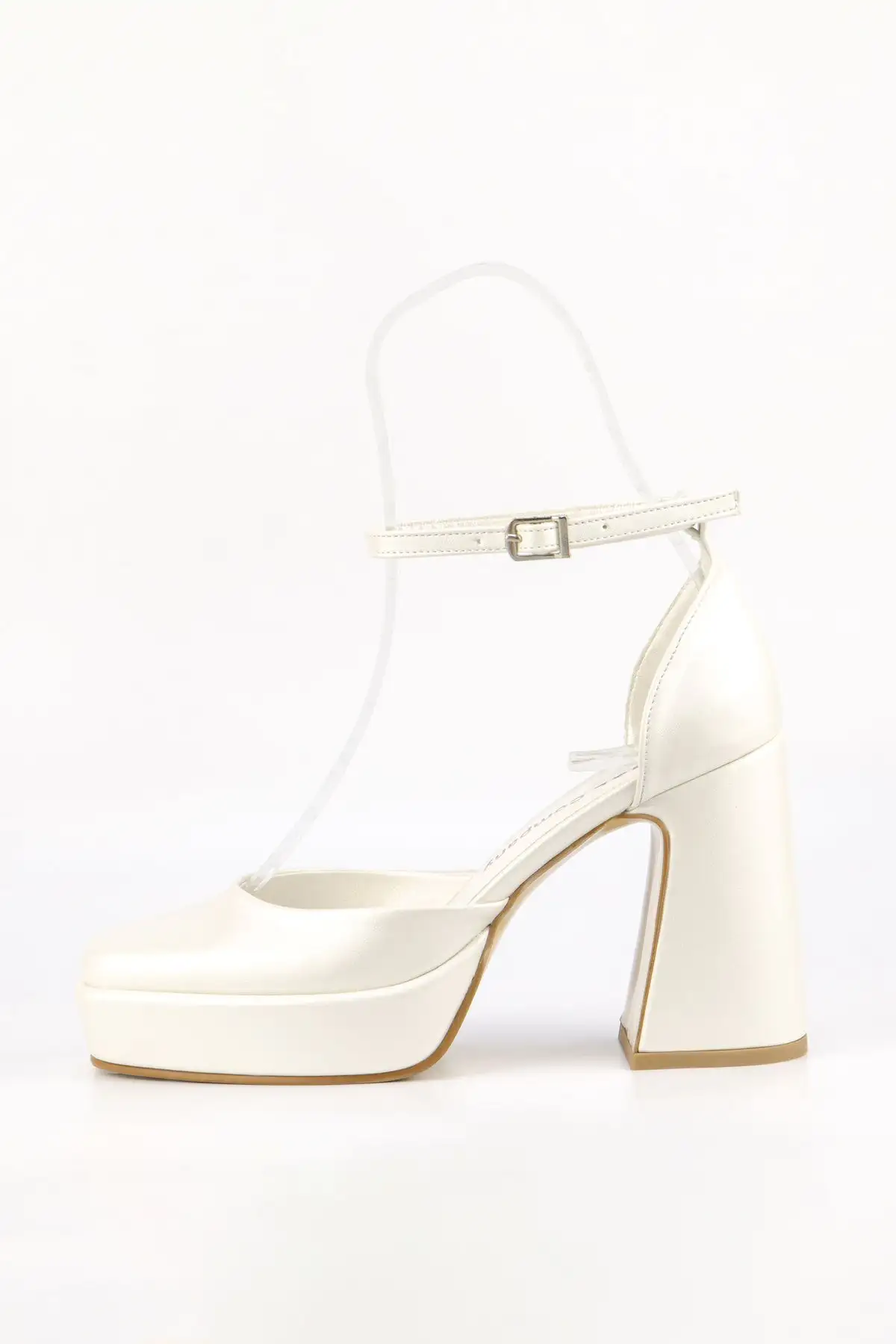 کفش پاشنه بلند زنانه  عروسی چرمی صدفی شکسته رنگ با ارتفاع 10 سانتیمتر - 7242 کفش پاشنه بلند زنانه عروسی چرمی صدفی شکسته رنگ با ارتفاع 10 سانتیمتر - 7242