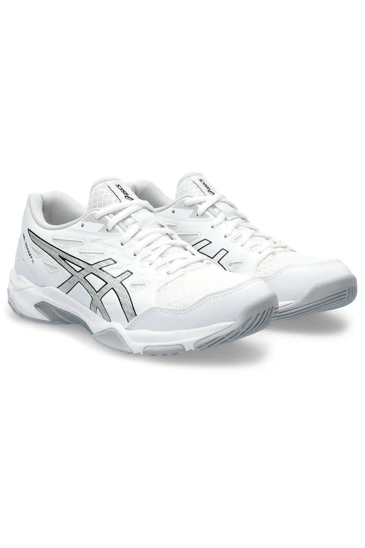 کفش دویدن (رانینگ)  والیبال زنانه ژل-راکت ۱۱ سفید برند Asics - 7537 کفش دویدن (رانینگ) والیبال زنانه ژل-راکت ۱۱ سفید برند Asics - 7537