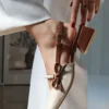 کفش پاشنه‌ بلند زنانه با پاشنه کوتاه و بلوک ملایم - 7251