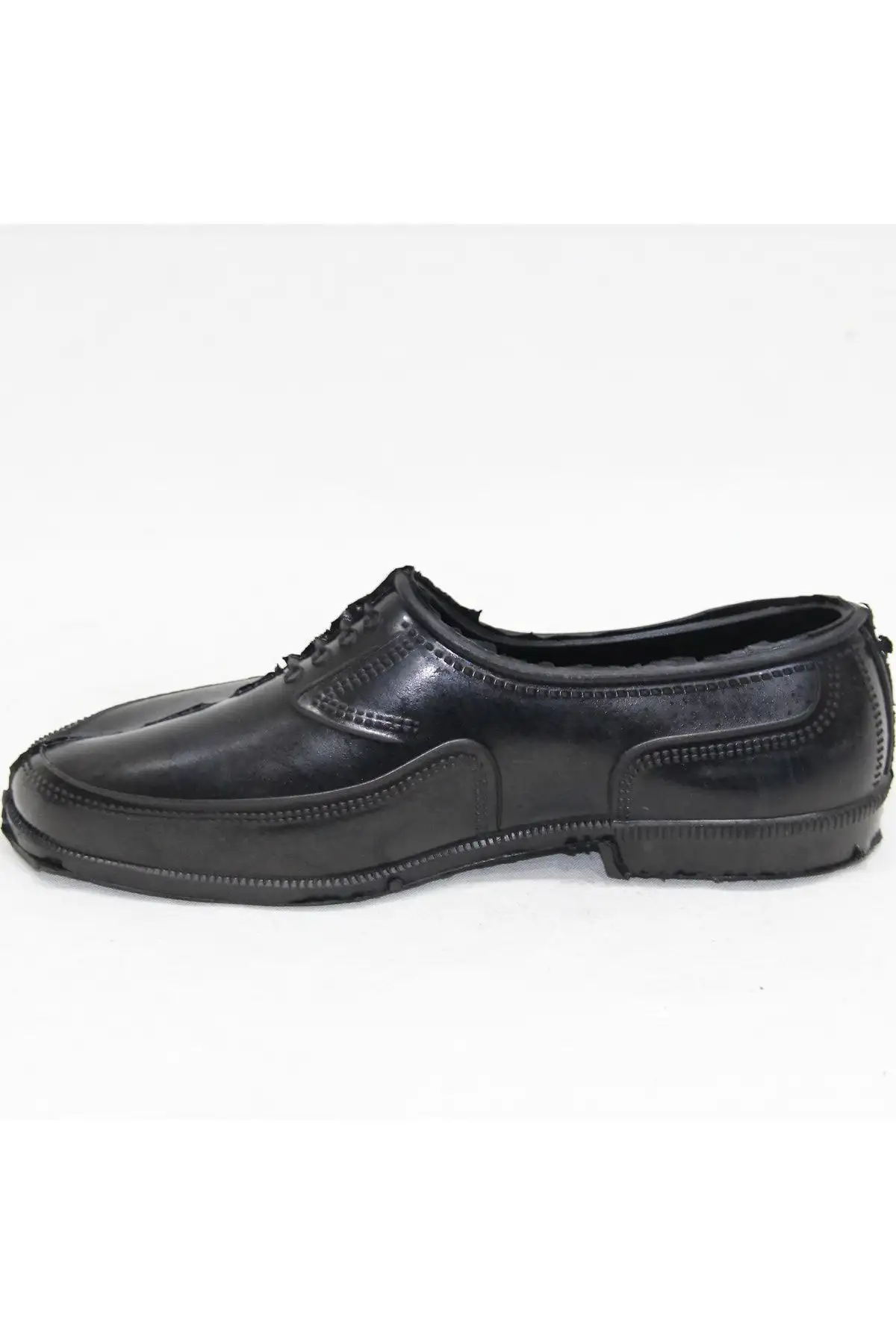 کفش رسمی مردانه   مشکی بدون آستر با لاستیک - 7339 کفش رسمی مردانه مشکی بدون آستر با لاستیک - 7339