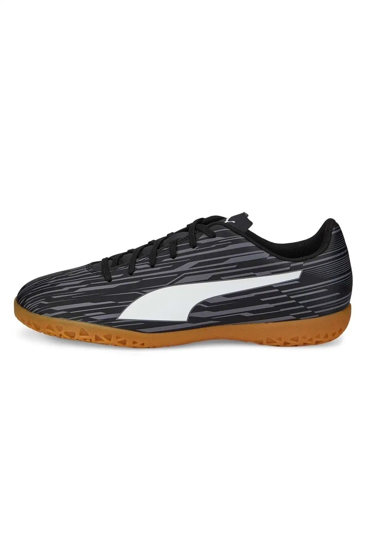 کفش فوتبال  فوتسال مردانه و زنانه Rapido Iıı It 106575-02 مشکی برند Puma - 7495 کفش فوتبال فوتسال مردانه و زنانه Rapido Iıı It 106575-02 مشکی برند Puma - 7495
