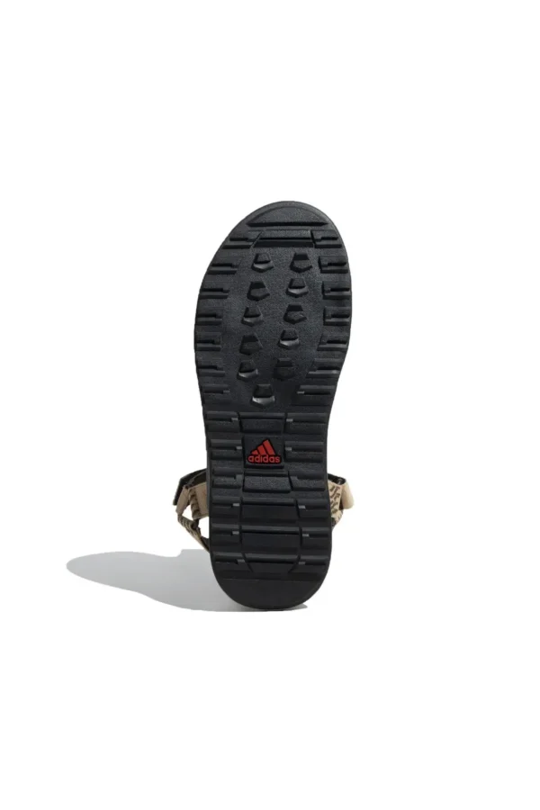 کفش صندل زنانه ساندال روزمره راحت و سبک آناتومیک مواری با چسب رنگی برند adidas - 7413