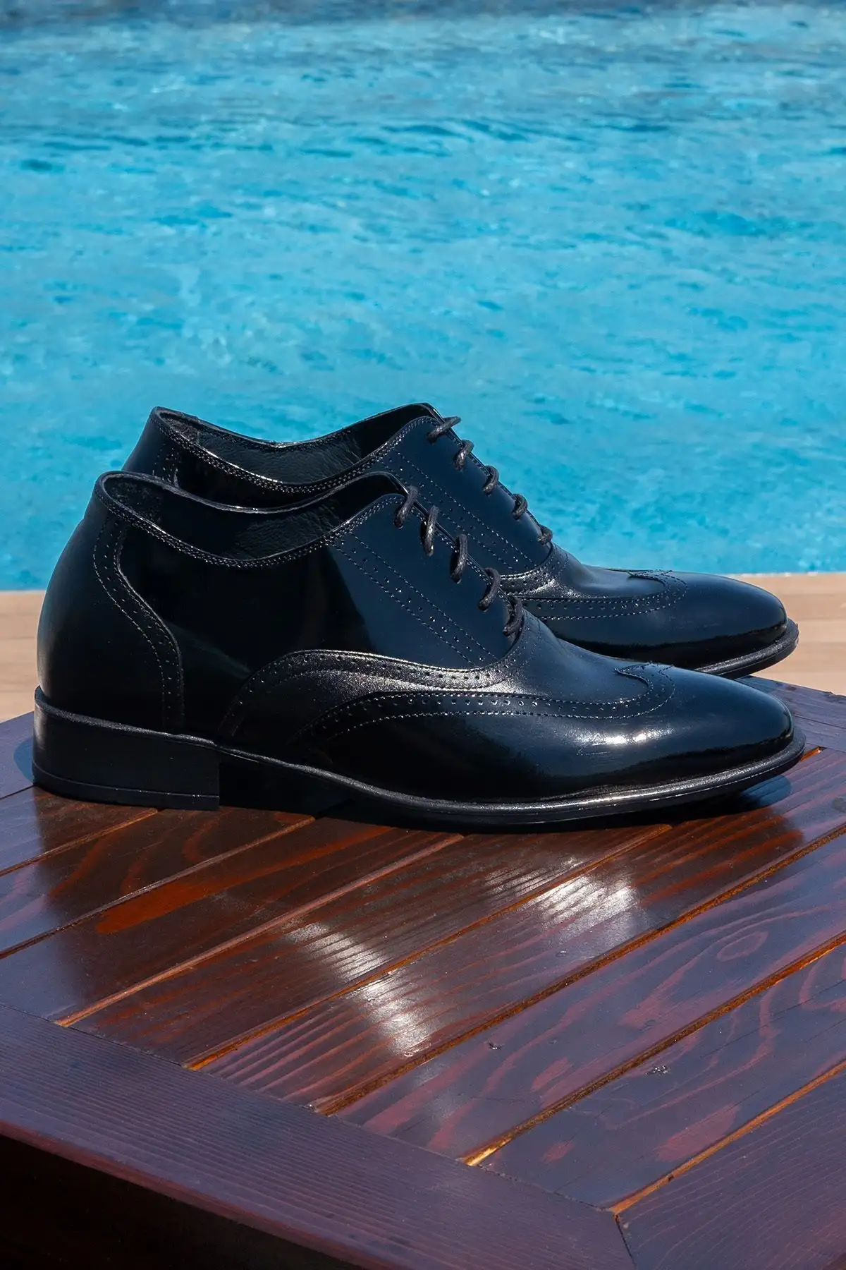 کفش رسمی مردانه +7/9 سانتی متر طولانی شدن  پاشنه بلند پنهان  های کلاسیک چرمی واقعی ، نظافت کوندورا برند Elevold - 7396 کفش رسمی مردانه +7/9 سانتی متر طولانی شدن پاشنه بلند پنهان های کلاسیک چرمی واقعی ، نظافت کوندورا برند Elevold - 7396