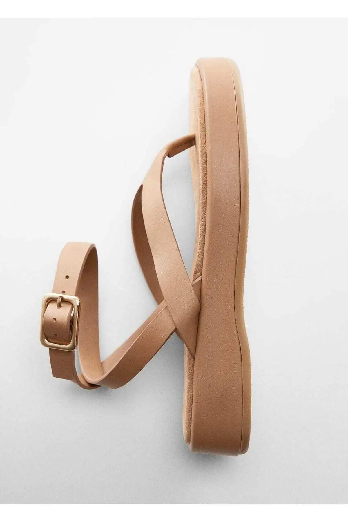 کفش صندل زنانه  با پلتفرم و بند دار برند MANGO - 7441 کفش صندل زنانه با پلتفرم و بند دار برند MANGO - 7441