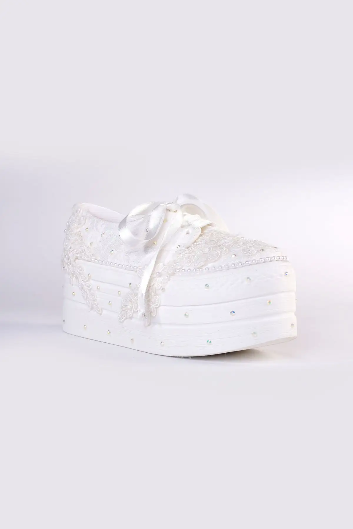 کفش پاشنه بلند زنانه 1-93315 عروس پاشنه دار اسپورت - 7218 کفش پاشنه بلند زنانه 1-93315 عروس پاشنه دار اسپورت - 7218