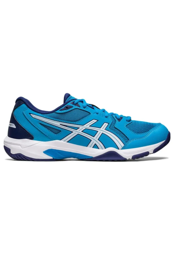 کفش والیبال مردانه ژل راکت 10 رنگ آبی برند Asics - 7452