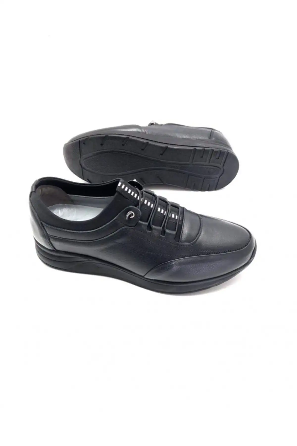 کفش روزمره مردانه   کاملاً اورتپدیک از چرم طبیعی - 7344 کفش روزمره مردانه کاملاً اورتپدیک از چرم طبیعی - 7344