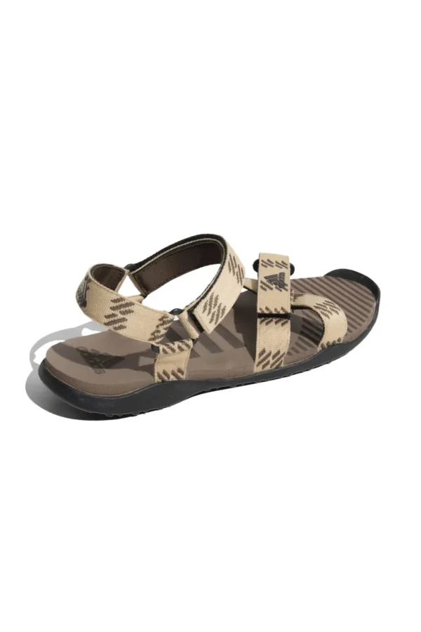 کفش صندل زنانه ساندال روزمره راحت و سبک آناتومیک مواری با چسب رنگی برند adidas - 7413