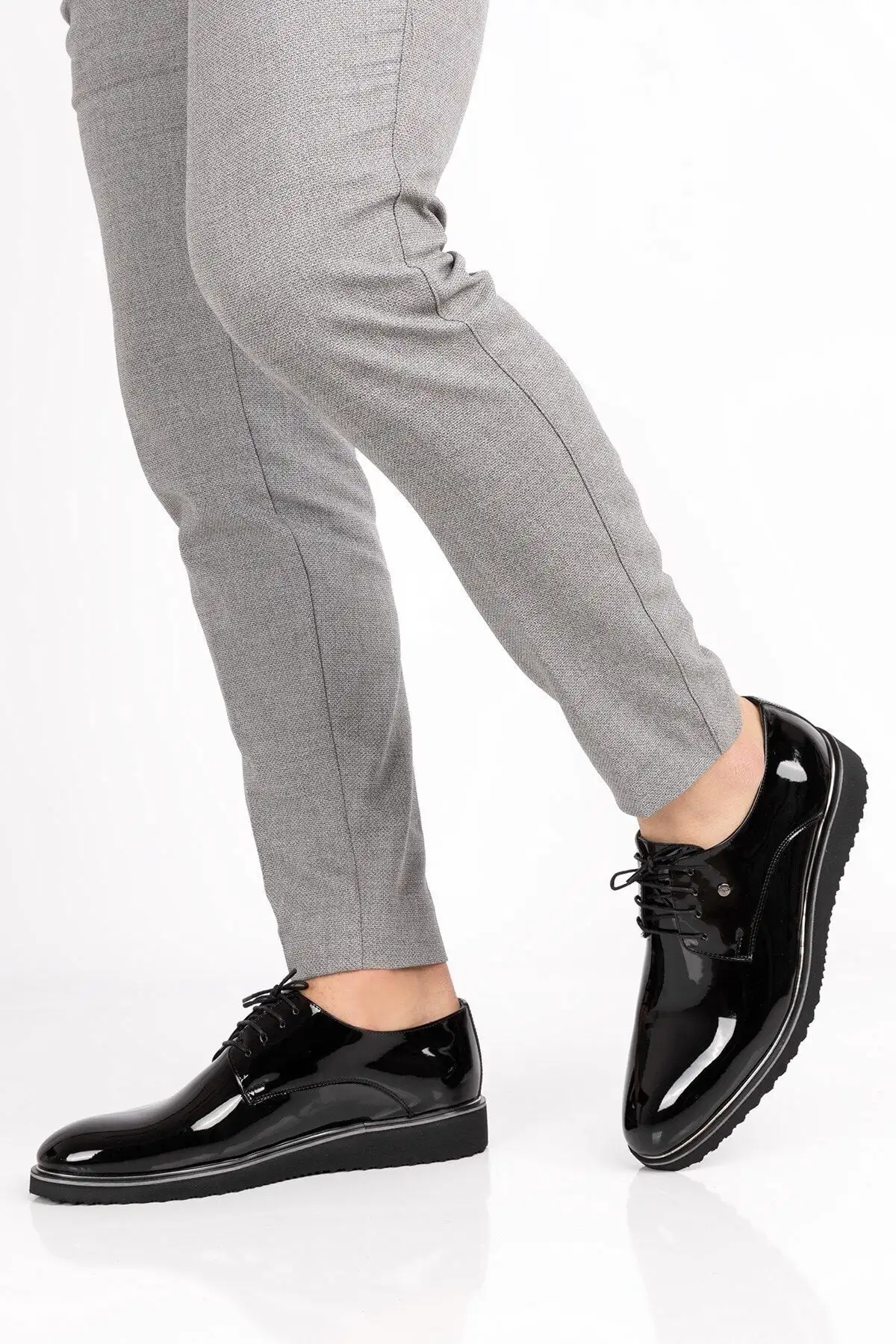 کفش روزمره مردانه  رسمی  با رویه چرم براق برند depderi - 7409 کفش روزمره مردانه رسمی با رویه چرم براق برند depderi - 7409