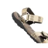 کفش صندل زنانه ساندال روزمره راحت و سبک آناتومیک مواری با چسب رنگی برند adidas - 7413