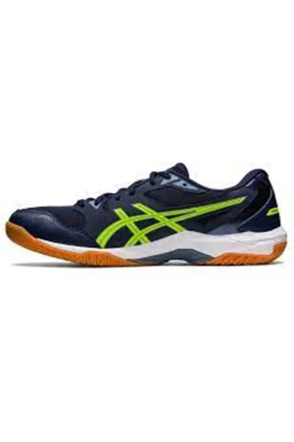 کفش والیبال مردانه GEL-ROCKET 10 به رنگ آبی تیره و سبز برند Asics - 7455
