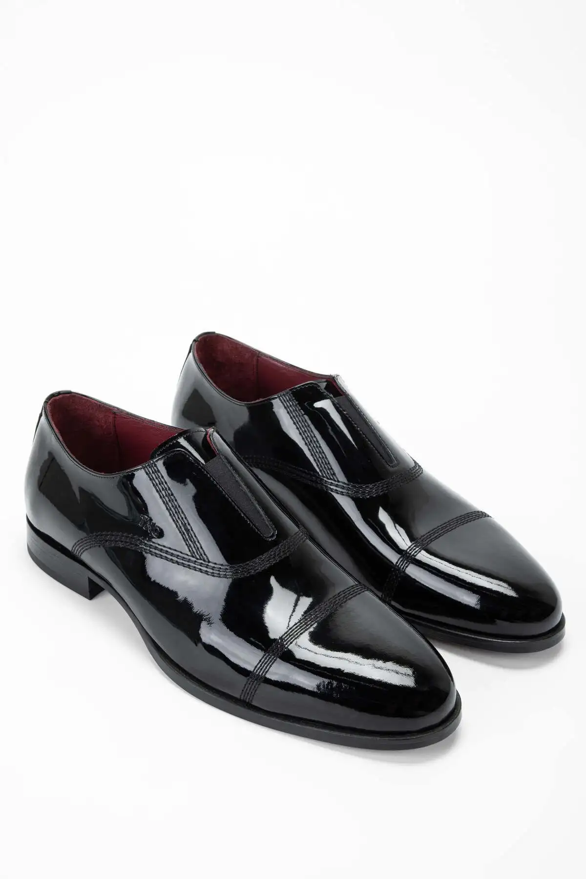 کفش رسمی مردانه های کلاسیک چرمی سیاه چرمی برند Tamer Tanca - 7394