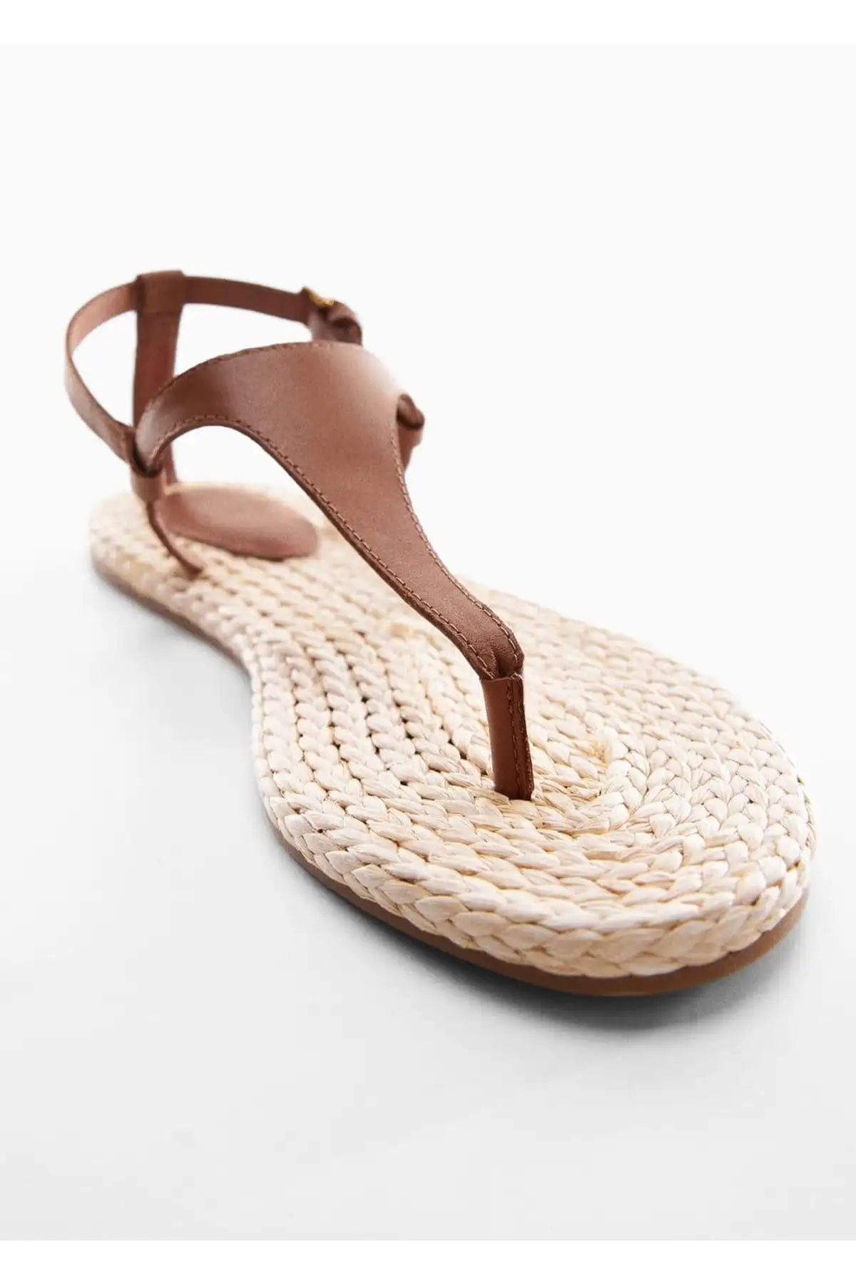 کفش صندل زنانه سندل چرم بند دار برند MANGO - 7433 کفش صندل زنانه سندل چرم بند دار برند MANGO - 7433