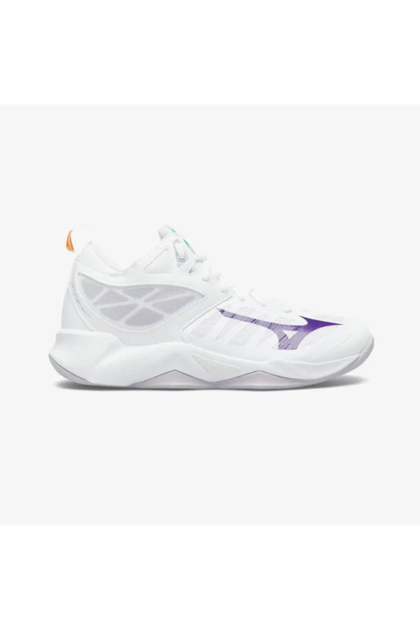 کفش والیبال زنانه وِیو دیمشن مِد سفید برند Mizuno - 7447