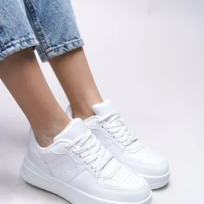 کفش ورزشی روزمره کتانی زنانه سفید 0012255 برند Riccon - 7485