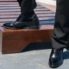 کفش رسمی مردانه +7/9 سانتی متر طولانی شدن پاشنه بلند پنهان های کلاسیک چرمی واقعی ، نظافت کوندورا برند Elevold - 7396