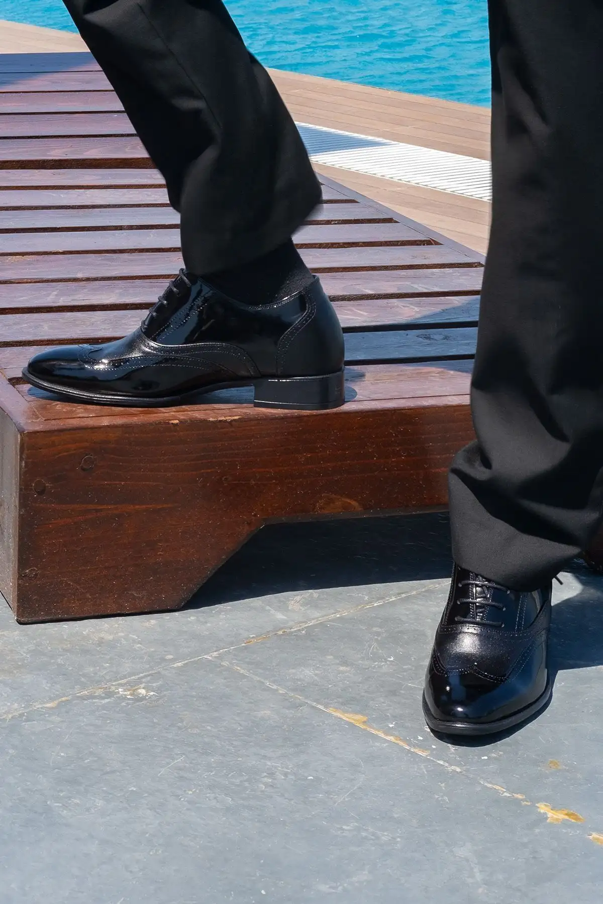 کفش رسمی مردانه +7/9 سانتی متر طولانی شدن  پاشنه بلند پنهان  های کلاسیک چرمی واقعی ، نظافت کوندورا برند Elevold - 7396 کفش رسمی مردانه +7/9 سانتی متر طولانی شدن پاشنه بلند پنهان های کلاسیک چرمی واقعی ، نظافت کوندورا برند Elevold - 7396