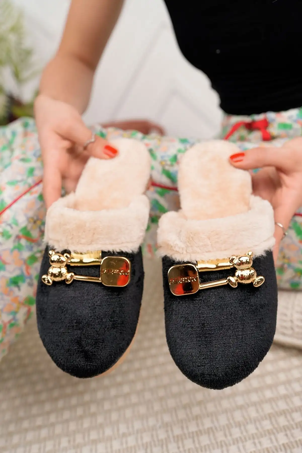 کفش راحتی خانه پکیج سهتایی دمپایی زنانه کفی زمستانی دمپایی روزمره خانگی دمپایی مهمان برای تشکیل چمدان عروسی مجموعه سهتایی دمپایی - 7314 کفش راحتی خانه پکیج سهتایی دمپایی زنانه کفی زمستانی دمپایی روزمره خانگی دمپایی مهمان برای تشکیل چمدان عروسی مجموعه سهتایی دمپایی - 7314