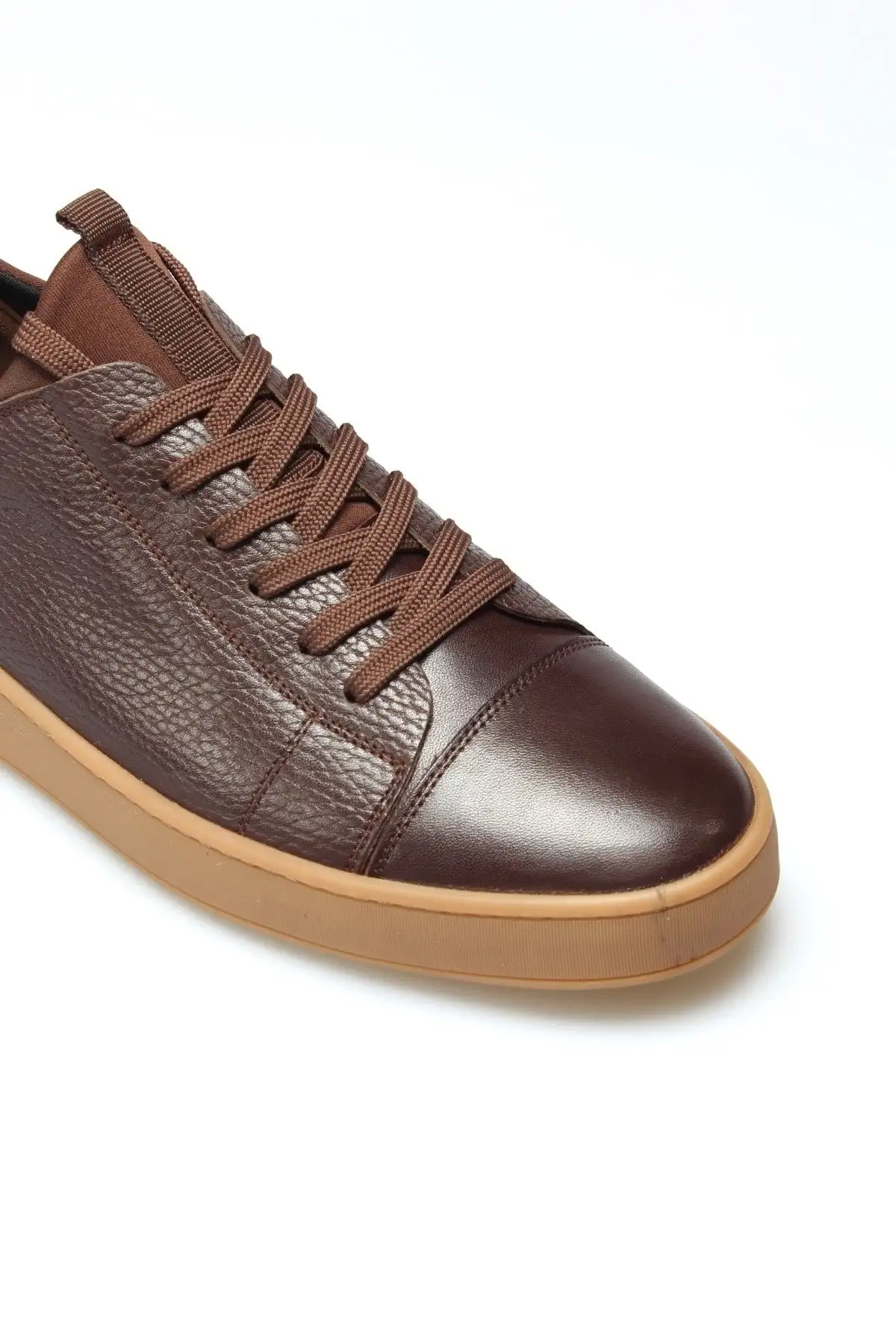 کفش روزمره مردانه   چرم طبیعی قهوهای کراپ برند Alba - 7410 کفش روزمره مردانه چرم طبیعی قهوهای کراپ برند Alba - 7410